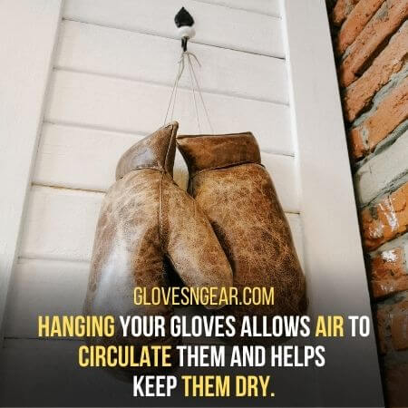How To Store Boxing Gloves - hang gloves