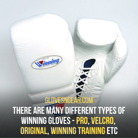  different types of Winning gloves