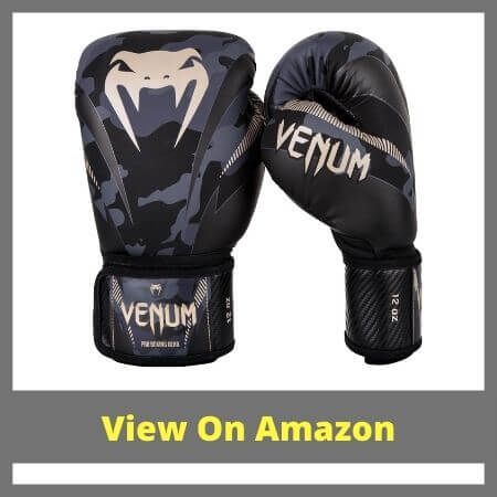 7: Venum Impact Boxing Gloves for Knuckle Protection: