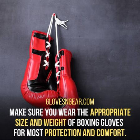 Appropriate size and weight - how do boxing gloves protect you