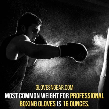 Professional boxing gloves 